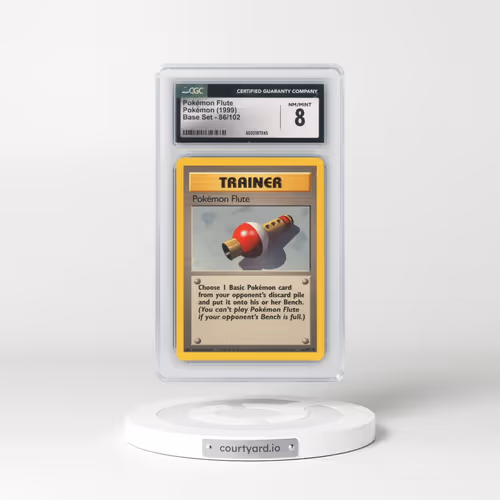 1999 Base Set #86/102 Pokémon Flute (CGC 8 NM-MT)