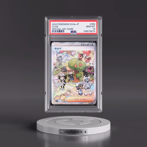 2023 Pokémon Sv4a-Shiny Treasure EX #352 Clive - Special Art Rare (PSA 10 GEM MINT)