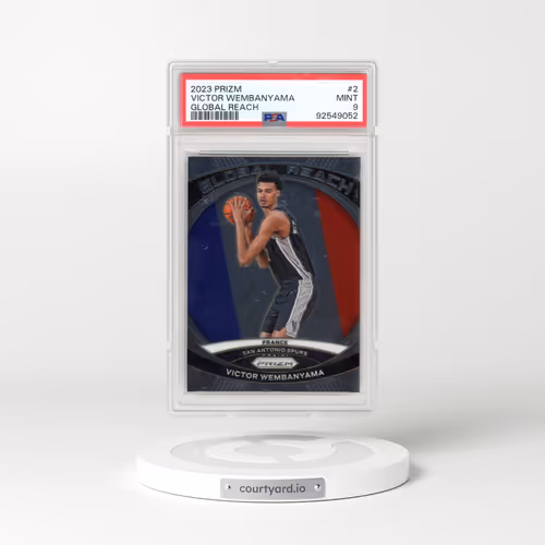 2023 Panini Prizm Global Reach #2 Victor Wembanyama (PSA 9 MINT)