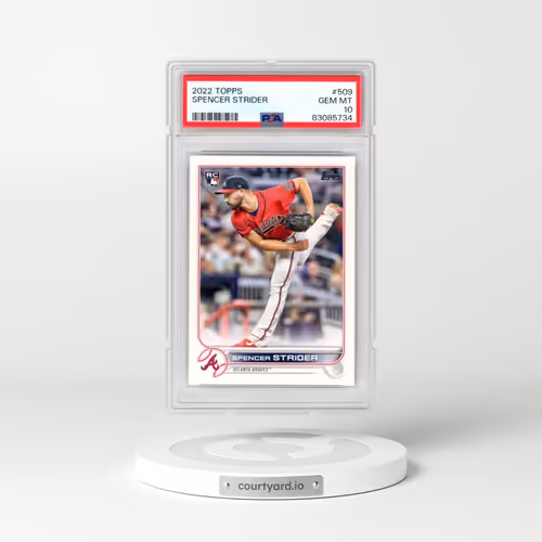 2022 Topps #509 Spencer Strider (PSA 10 GEM MINT)