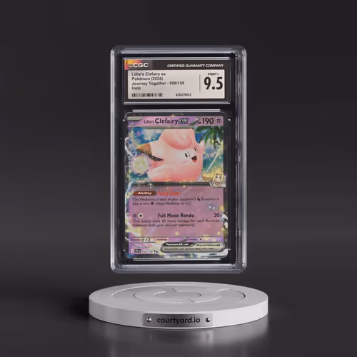 2025 Pokémon Jtg EN-Journey Together #056 Lillie's Clefairy EX - Holo (CGC 9.5 MINT+)