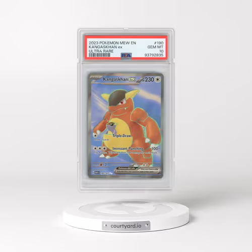 2023 Pokémon Mew EN-151 #190 Kangaskhan EX - Holo Ultra Rare (PSA 10 GEM MINT)