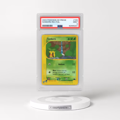 2003 Pokémon Skyridge #106 Sunkern - Reverse Foil (PSA 9 MINT)