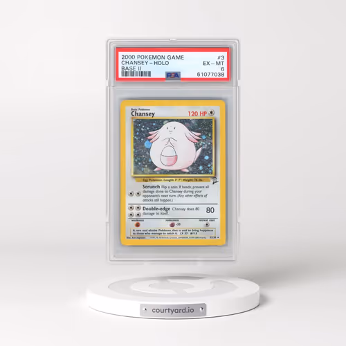2000 Pokémon Game Base II #3 Chansey - Holo (PSA 6 EX-MT)