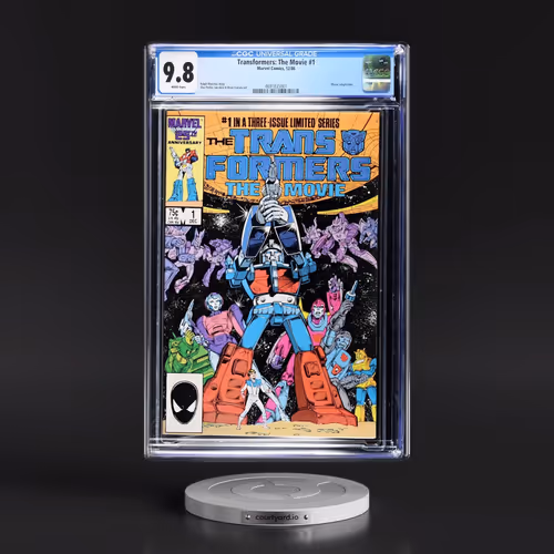 Transformers: The Movie #1 CGC 9.8 White Pages (Marvel Comics, 12/86) - Universal