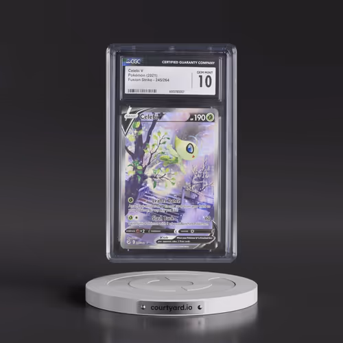 2019 Fusion Strike #245/264 Celebi V - Ultra Rare Holo (CGC 10 GEM MINT)