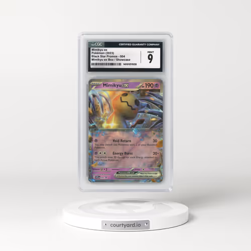 2023 Black Star Promos - Scarlet & Violet SVP EN #004 Mimikyu ex - Mimikyu ex Box / Showcase (CGC 9 MINT)