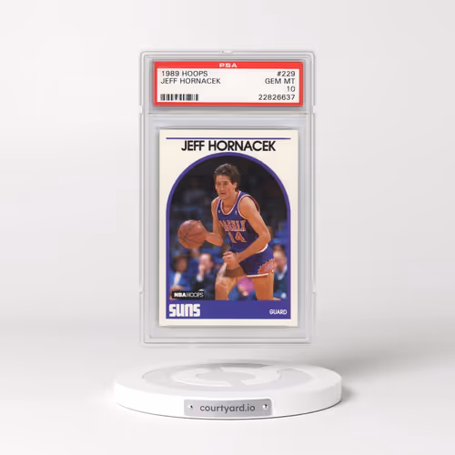 1989 Hoops #229 Jeff Hornacek (PSA 10 GEM MINT)
