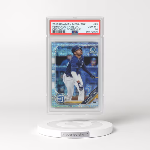 2019 Bowman Mega Box Chrome #25 Fernando Tatis Jr. - Looking Up (PSA 10 GEM MINT)