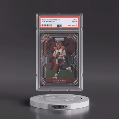 2020 Panini Prizm #307 Joe Burrow (PSA 9 MINT)