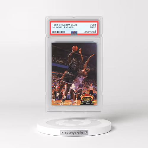 1992 Stadium Club #201 Shaquille O'Neal (PSA 9 MINT)