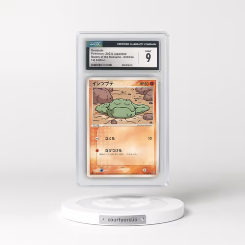 2003 Rulers of the Heavens #032/054 Geodude - 1st Edition (CGC 9 MINT)