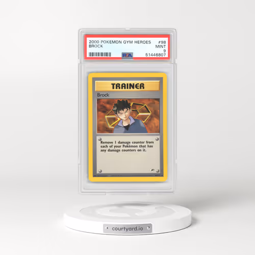 2000 Gym Heroes #98 Brock (PSA 9 MINT)