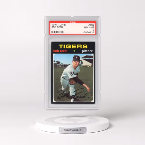 1971 Topps #732 Bob Reed (PSA 8 NM-MT)