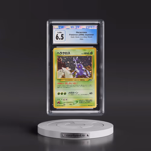 1999 Gold, Silver, to a New World Heracross - Holo (CGC 6.5 EX-NM+)
