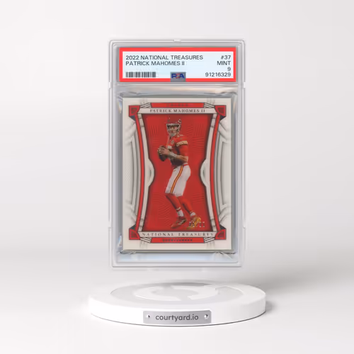 2022 Panini National Treasures #37 Patrick Mahomes II (PSA 9 MINT)