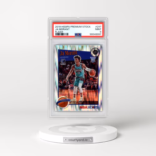 2019 Panini Hoops Premium Stock #297 Ja Morant - Flash (PSA 9 MINT)