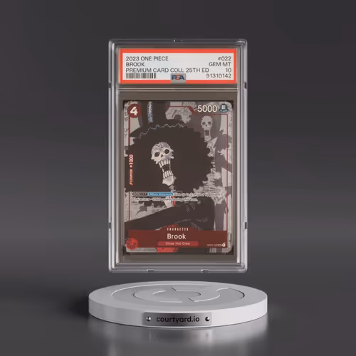 2023 One Piece Premium Bandai Premium Card Collection 25th Edition #022 Brook (PSA 10 GEM MINT)