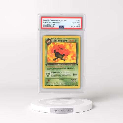 2000 Pokémon Rocket #30 Dark Vileplume - 1st Edition (PSA 10 GEM MINT)
