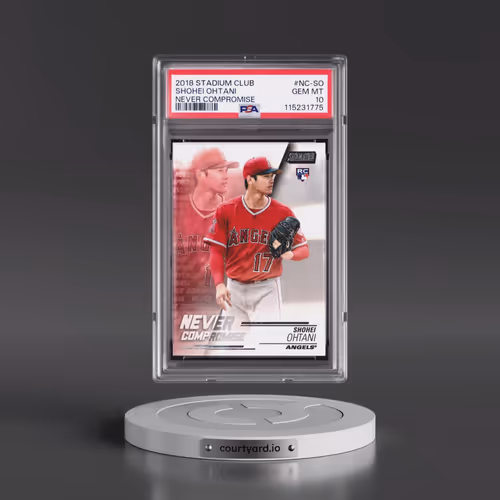 2018 Stadium Club Never Compromise #NC-SO Shohei Ohtani (PSA 10 GEM MINT)