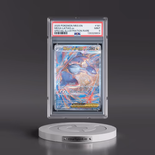 2025 Pokémon Meg EN-Mega Evolution #181 Mega Latias EX - Holo Special Illustration Rare (PSA 9 MINT)