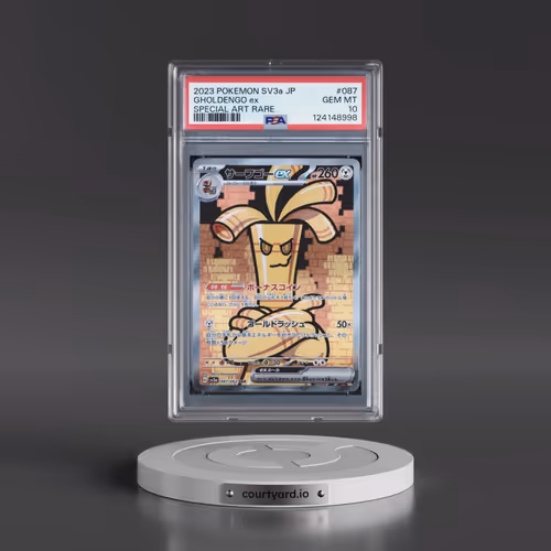 2023 Pokémon Sv3a-Raging Surf #087 Gholdengo EX - Holo Special Art Rare (PSA 10 GEM MINT)