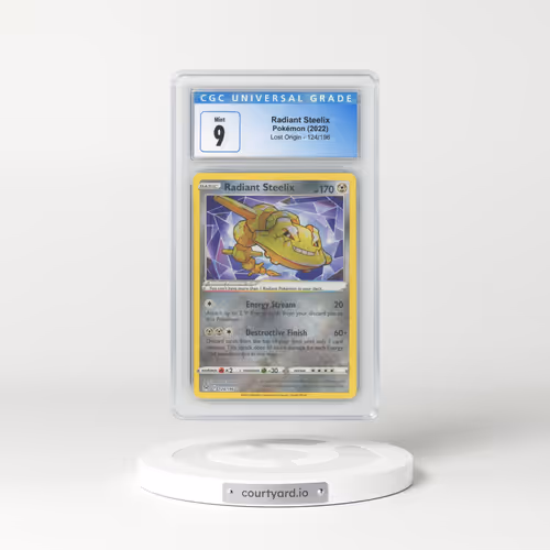 2022 Lost Origin #124/196 Radiant Steelix - Holo (CGC 9 MINT)