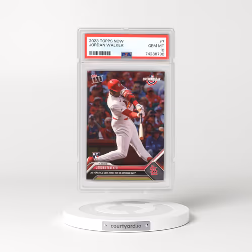 2023 Topps Now #7 Jordan Walker (PSA 10 GEM MINT)