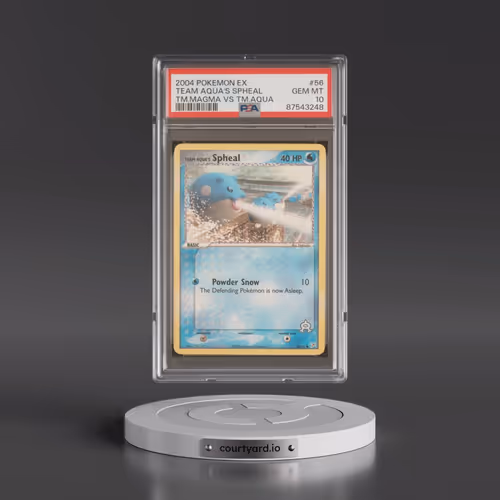 2004 Pokémon EX Team Magma VS Team Aqua #56 Team Aqua's Spheal (PSA 10 GEM MINT)