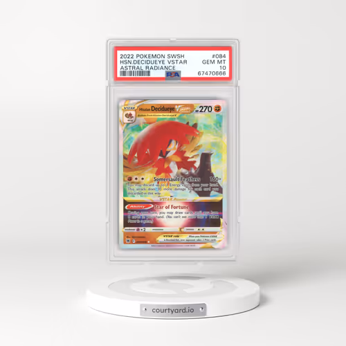 2022 Astral Radiance #084 Hisuian Decidueye VSTAR - Holo (PSA 10 GEM MINT)