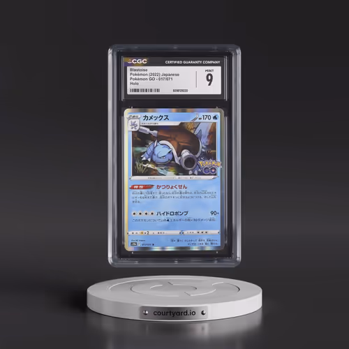 2022 Pokémon GO #017/071 Blastoise - Holo (CGC 9 MINT)