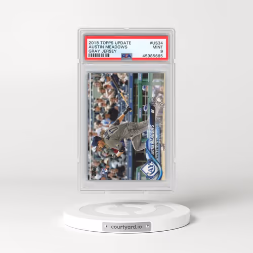 2018 Topps Update #US34 Austin Meadows - Gray Jersey (PSA 9 MINT)