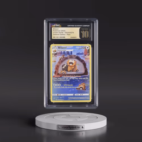 2023 Crown Zenith #GG25/GG70 Bibarel - Galarian Gallery Holo (CGC 10 PRISTINE)