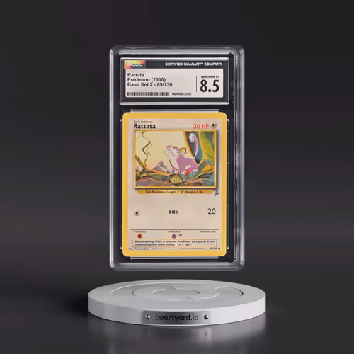 2000 Base Set 2 #89/130 Rattata (CGC 8.5 NM-MT+)