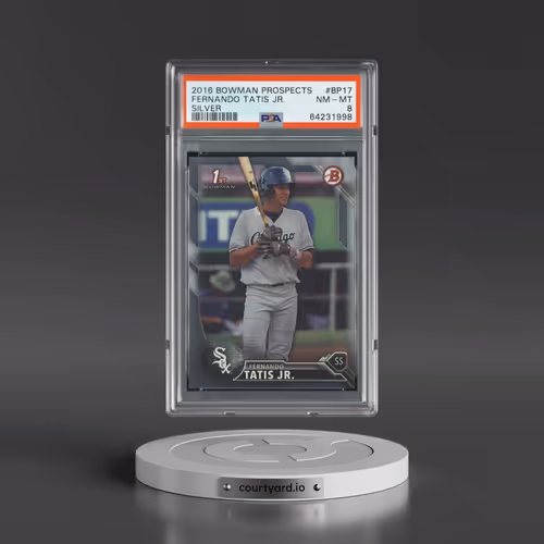 2016 Bowman Prospects #BP17 Fernando Tatis Jr. - Silver (PSA 8 NM-MT)