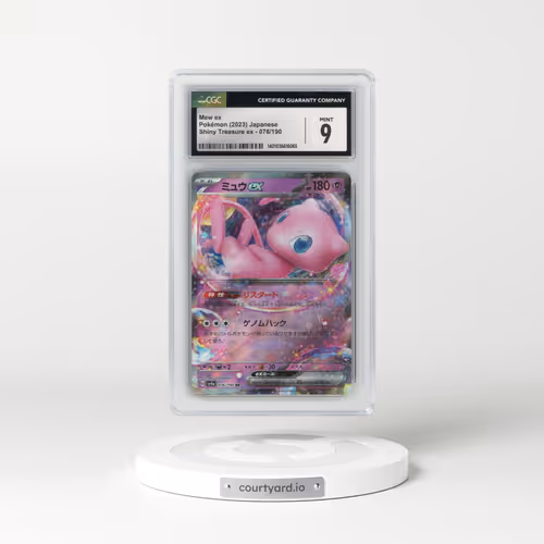 2023 Shiny Treasure ex #076/190 Mew ex (CGC 9 MINT)