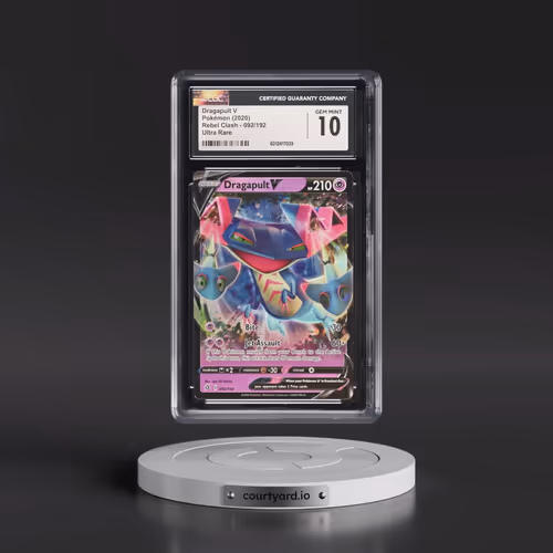 2020 Rebel Clash #092/192 Dragapult V - Holo (CGC 10 GEM MINT)