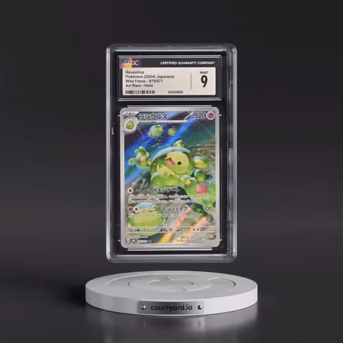 2024 Wild Force #075/071 Reuniclus - Art Rare Holo (CGC 9 MINT)