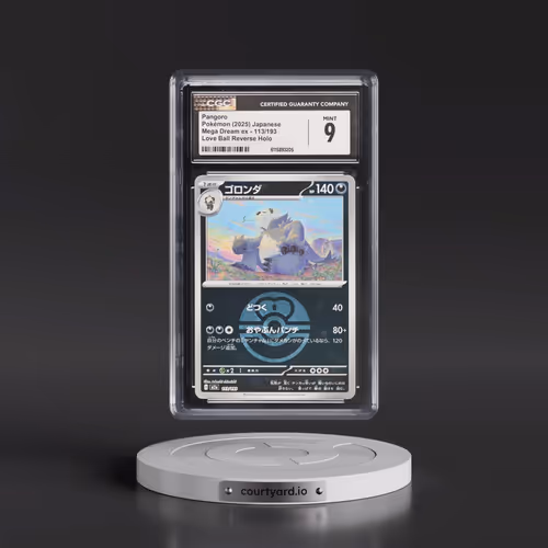2025 Mega Dream ex - M2a #113/193 Pangoro - Reverse Holo Love Ball (CGC 9 MINT)