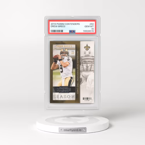 2013 Panini Contenders #82 Drew Brees (PSA 10 GEM MINT)