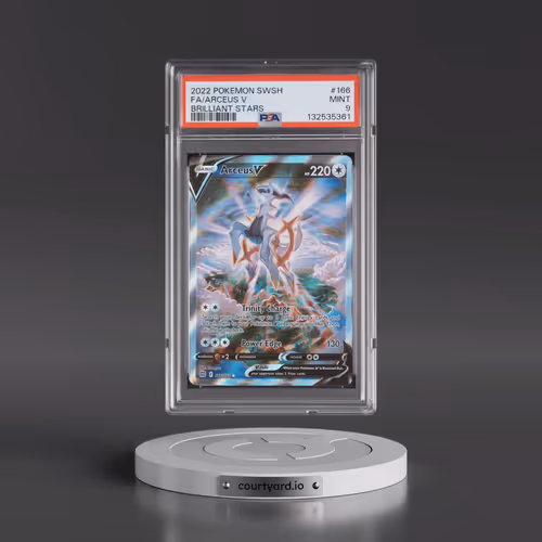 2022 Pokémon Sword & Shield Brilliant Stars #166 Arceus V - Holo Full Art (PSA 9 MINT)