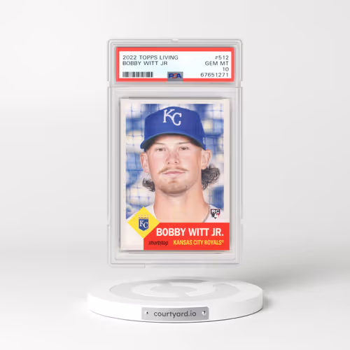 2022 Topps Living #512 Bobby Witt Jr. (PSA 10 GEM MINT)