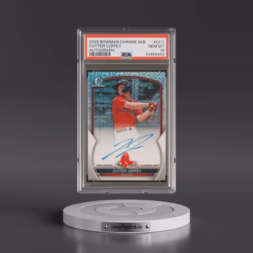 2023 Bowman Chrome Mega Box Autographs #CCY Cutter Coffey (PSA 10 GEM MINT)