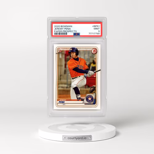 2020 Bowman Paper Prospects #BP61 Jeremy Pena (PSA 9 MINT)