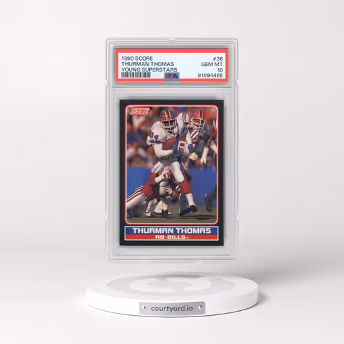1990 Score Young Superstars #36 Thurman Thomas - Young Superstars (PSA 10 GEM MINT)