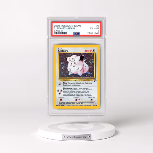 2000 Pokémon Game Base II #6 Clefairy - Holo (PSA 6 EX-MT)