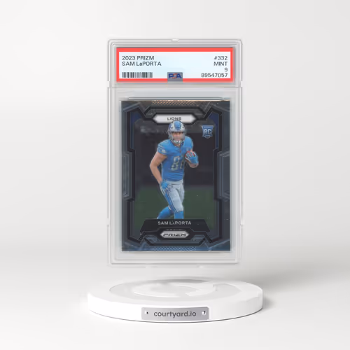 2023 Panini Prizm #332 Sam LaPorta (PSA 9 MINT)