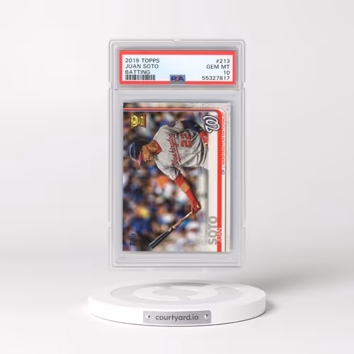 2019 Topps #213 Juan Soto (PSA 10 GEM MINT)