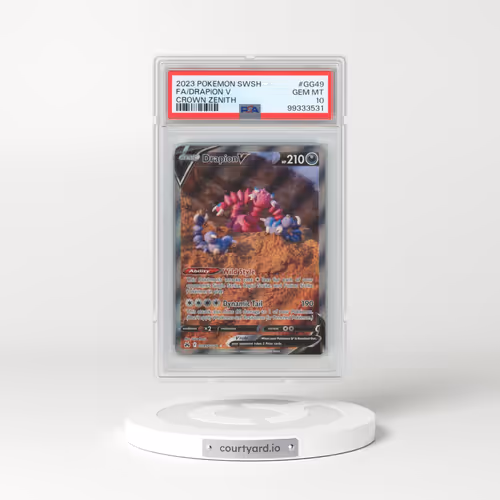 2023 Pokémon Sword and Shield Crown Zenith #GG49 Drapion V - Holo Full Art (PSA 10 GEM MINT)