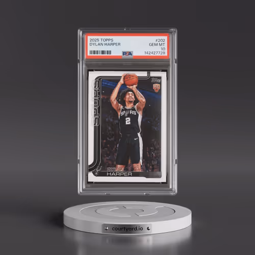 2025 Topps #202 Dylan Harper (PSA 10 GEM MINT)